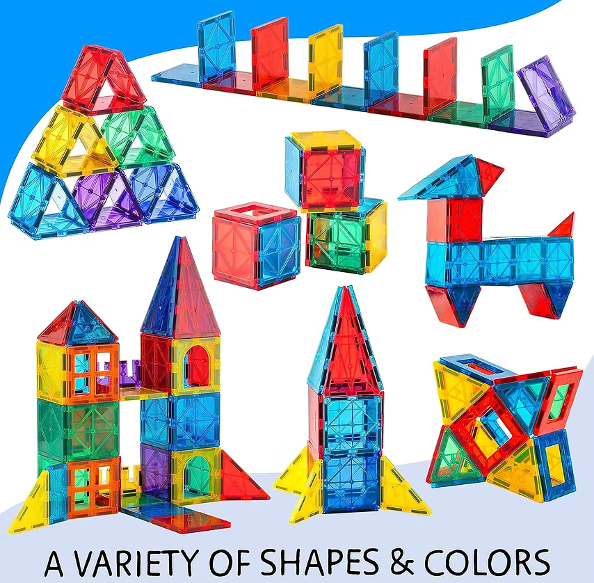 Magnetic Tiles 56 PCS Building Set