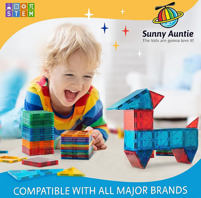 Magnetic Tiles 56 PCS Building Set